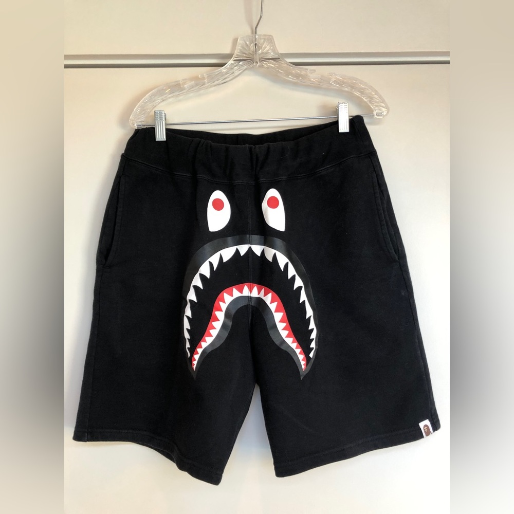 BAPE~A Bathing Ape Shark Sweat Shorts